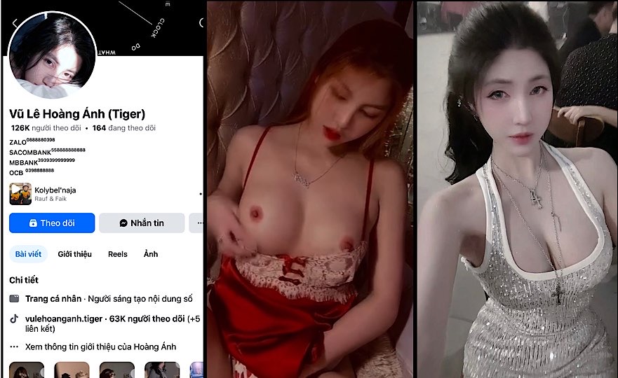[Hot Scandal] Bản Full Hot Girl Vũ Lê Hoàng Ánh hơn 120k FL lộ clip bú bóng địt nhau bét tè lè nhè rên la khẩu dâm lên đỉnh co giật