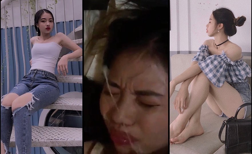 Hiếp dâm bắn tinh đầy mồm em Quyên Cầu giấy em phê nhăng mặt há hốc mồm