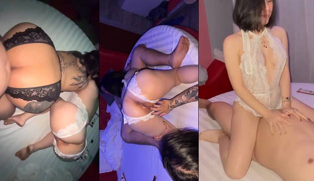 Được hai chị em phục vụ như vua chúa còn lên kèo chơi bạo chịch không bao