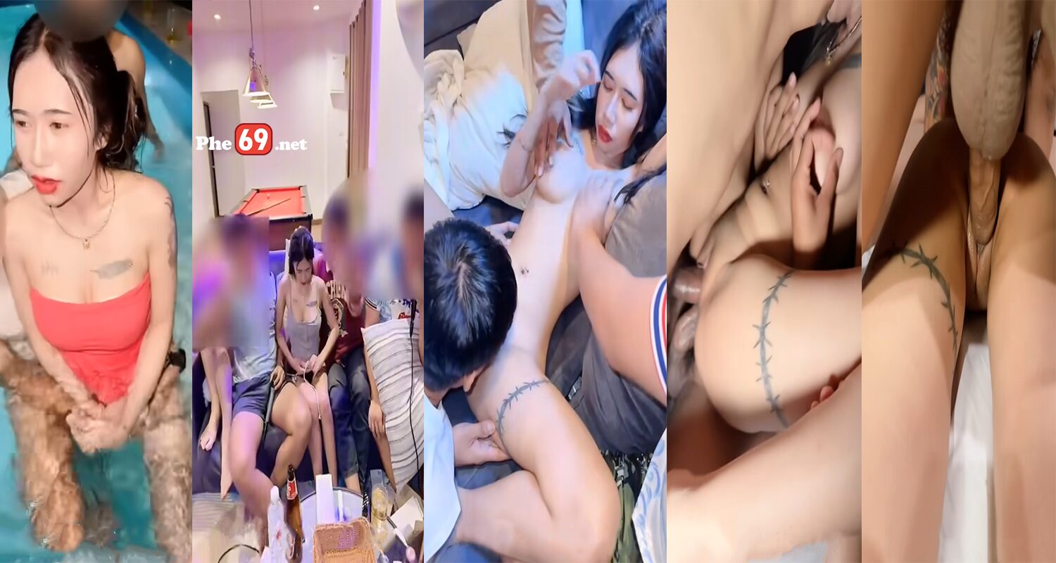 Gái mình dây xăm mình chịch tập thể 4 tiếng đụ cả 2 lỗ xuất tinh ngập bướm (Bản Full Không Che)