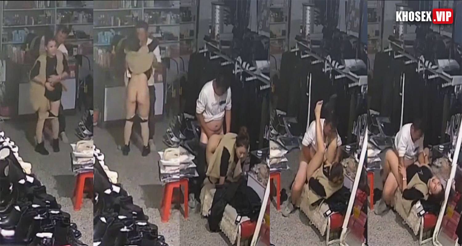 Hack Camera Shop quần áo phát hiện anh chủ tiệm địt em nhân viên bán hàng