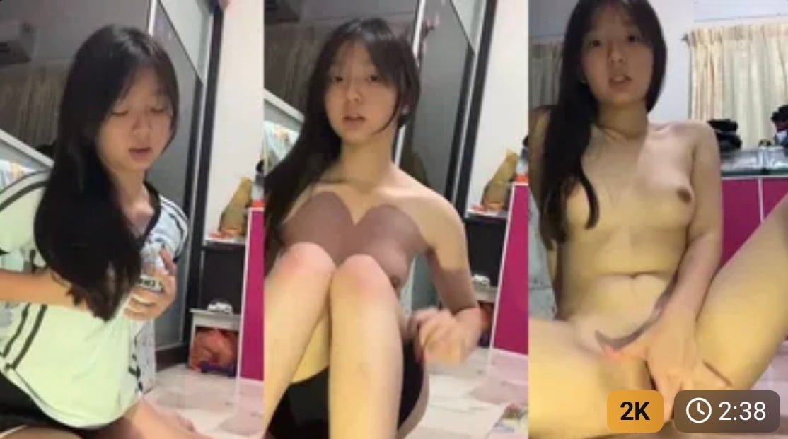 Bé sinh viên lồn hồng tập thủ dâm