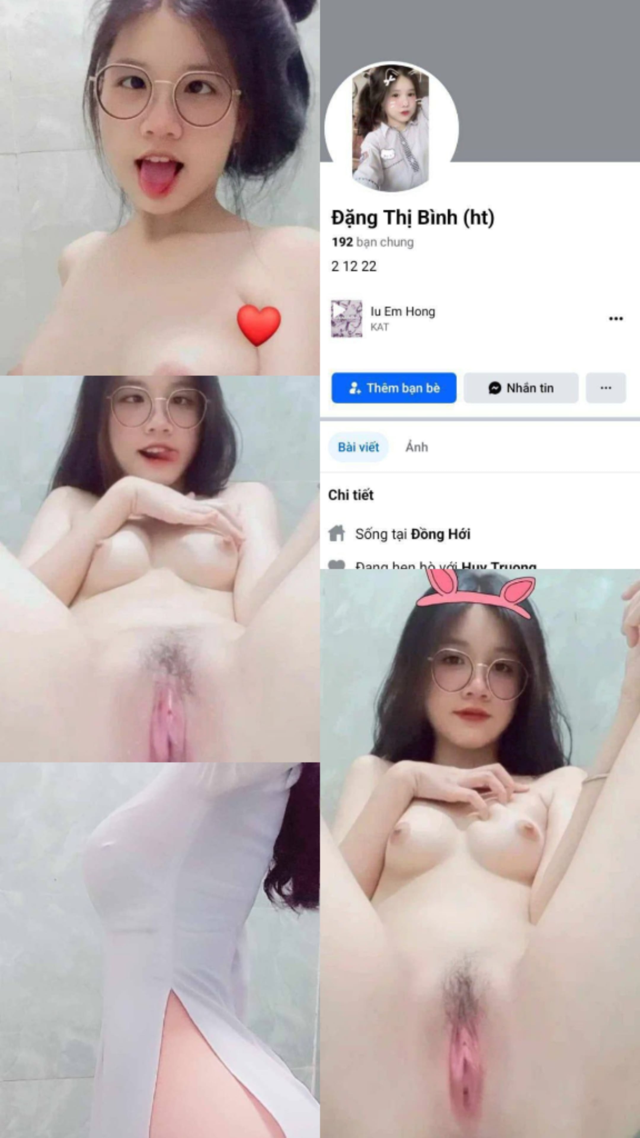 Đặng Thị Bình 2k5 cute và những clip thủ dâm chảy nước p2
