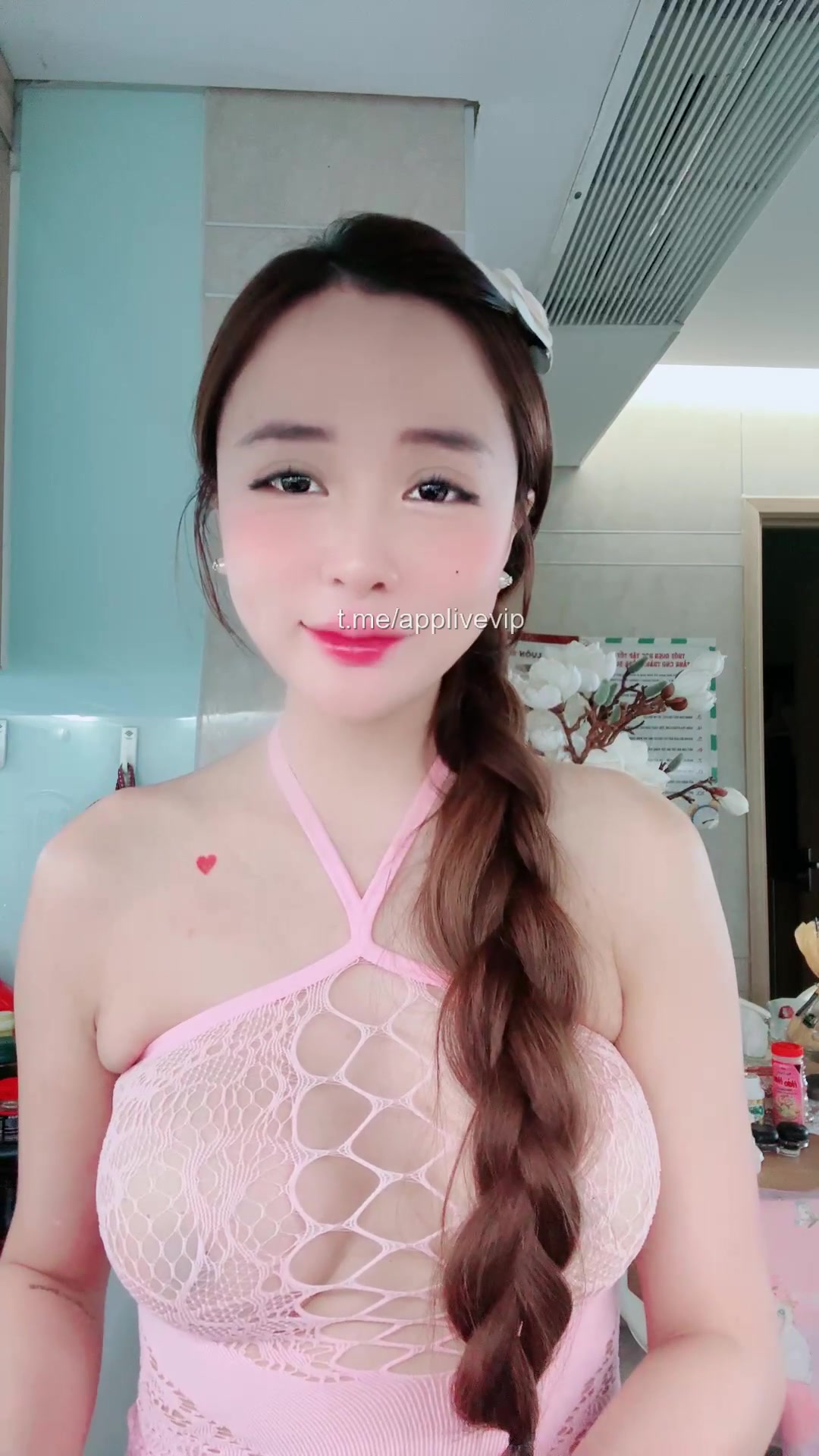 Áo lưới mắt trâu làm trym anh cứng hơi bị lâu