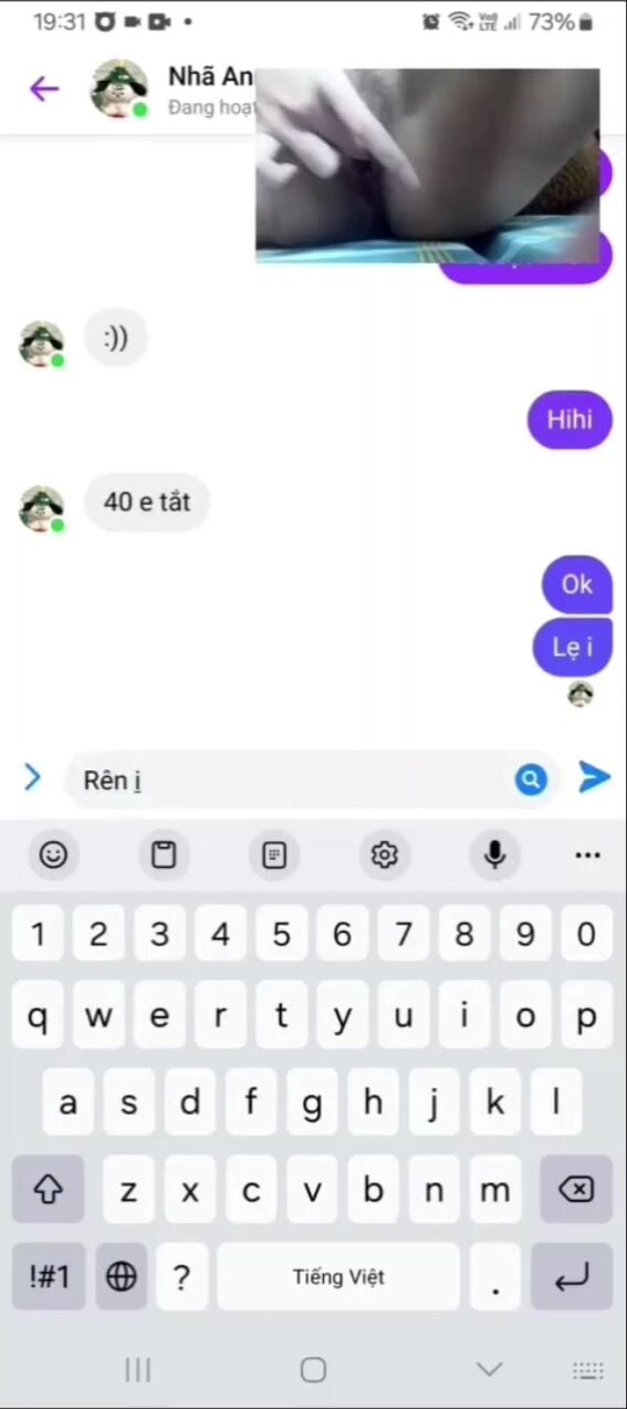 Nhã An 2k3 teen dâm chuyên đi gạ trai lạ call sex